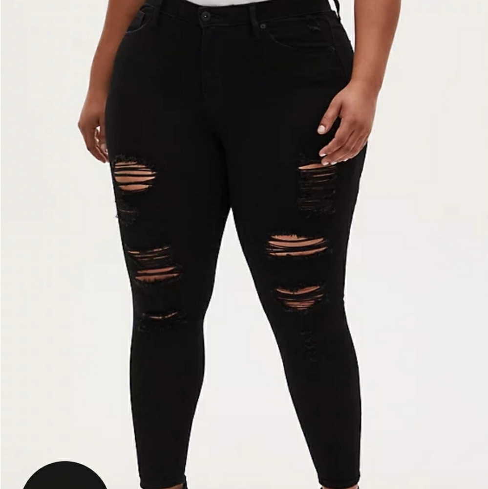 Torrid Sky High Skinny 16 SHORT